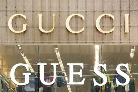 guess gucci|guess vs gucci logo.